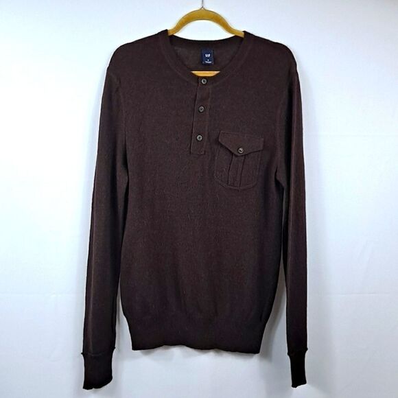 Gap Men's henley sweater NWOT - Picture 1 of 10
